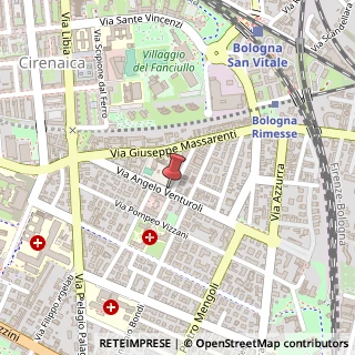 Mappa Via Angelo Venturoli, 26, 40138 Bologna, Bologna (Emilia Romagna)