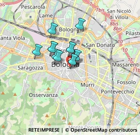 Mappa Piazza del Francia, 40124 Bologna BO, Italia (0.93538)