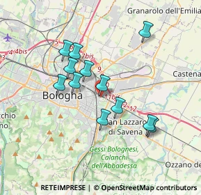 Mappa Via del Parco, 40138 Bologna BO, Italia (3.1425)