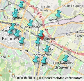 Mappa Via del Parco, 40138 Bologna BO, Italia (2.36588)