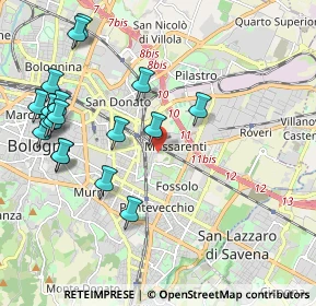 Mappa Via del Parco, 40138 Bologna BO, Italia (2.37167)