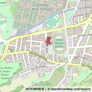 Mappa Via dello Sport, 12, 40134 Bologna, Bologna (Emilia Romagna)
