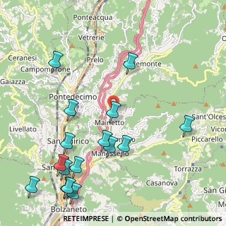 Mappa Via Negrotto, 16010 Serra Riccò GE, Italia (2.67813)