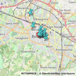 Mappa Via d'Azeglio, 40100 Bologna BO, Italia (0.66182)