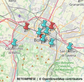 Mappa Ang Piazza de' Celestini, 40123 Bologna BO, Italia (5.36467)