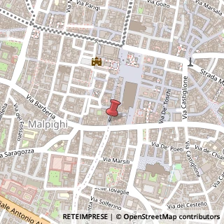 Mappa Via d'Azeglio, 34, 40123 Bologna, Bologna (Emilia Romagna)