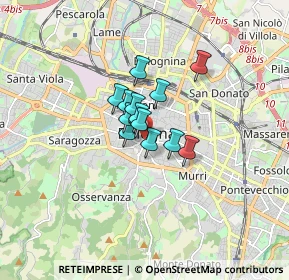 Mappa Corte de Galluzzi, 40124 Bologna BO, Italia (0.87154)