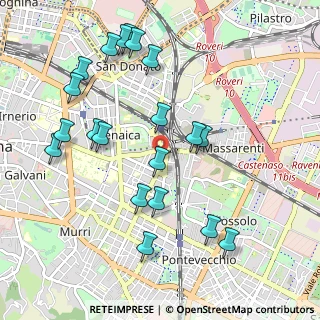 Mappa Via Crociali, 40138 Bologna BO, Italia (1.115)