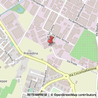 Mappa Via Caduti sul Lavoro, 110/A, 41058 Vignola, Modena (Emilia Romagna)