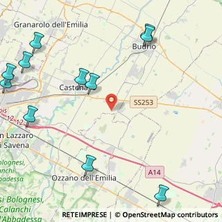 Mappa Via Roma, 40054 Budrio BO, Italia (6.32182)