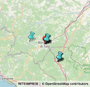 Mappa Via dei Benefattori, 43043 Borgo Val di Taro PR, Italia (6.98364)