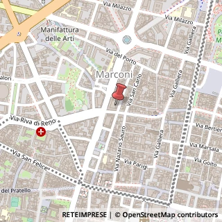 Mappa Via Guglielmo Marconi, 47, 40122 Bologna, Bologna (Emilia Romagna)