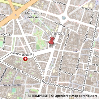Mappa Via Azzo Gardino, 1, 40122 Bologna, Bologna (Emilia Romagna)