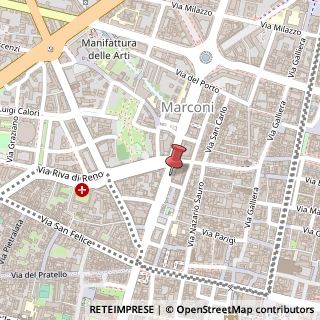 Mappa Via Guglielmo Marconi, 41, 40122 Bologna, Bologna (Emilia Romagna)