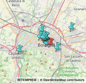 Mappa Via delle Lame, 40121 Bologna BO, Italia (1.77182)