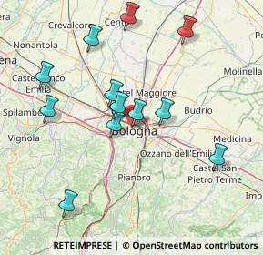 Mappa Via delle Lame, 40121 Bologna BO, Italia (15.43167)