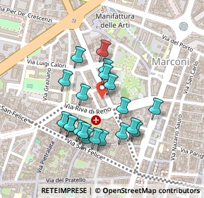 Mappa Via delle Lame, 40121 Bologna BO, Italia (0.2)