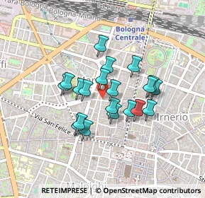 Mappa Via Santa Maria Maggiore, 40121 Bologna BO, Italia (0.333)