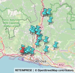 Mappa Castagna, 16010 Serra Riccò GE, Italia (6.377)