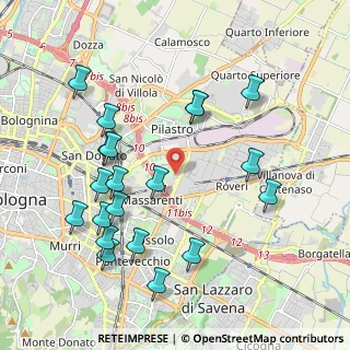 Mappa Via Scipione Innocenti, 40138 Bologna BO, Italia (2.203)