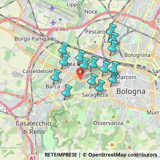 Mappa Largo Vittime Lager Nazisti, 40132 Bologna BO, Italia (1.42267)
