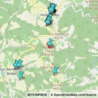 Mappa Regione Pian Lea, 12050 Niella Belbo CN, Italia (1.41154)