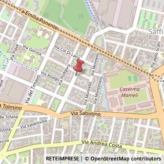 Mappa Via Vittorio Veneto, 16, 40131 Bologna, Bologna (Emilia Romagna)