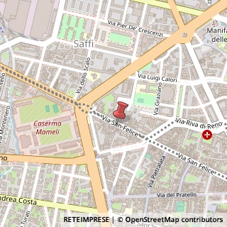 Mappa Via San Felice, 96, 40122 Bologna, Bologna (Emilia Romagna)