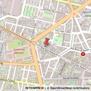 Mappa Via San Felice, 143, 40122 Bologna, Bologna (Emilia Romagna)