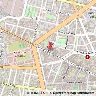 Mappa Via San Felice,  133, 40122 Bologna, Bologna (Emilia Romagna)