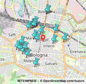 Mappa 40121 Bologna BO, Italia (0.8815)