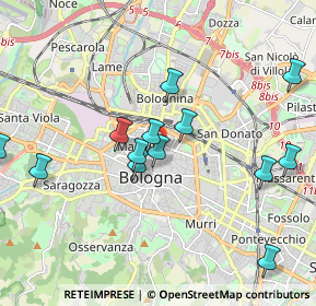 Mappa 40121 Bologna BO, Italia (2.01769)