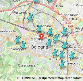 Mappa 40121 Bologna BO, Italia (2.19133)