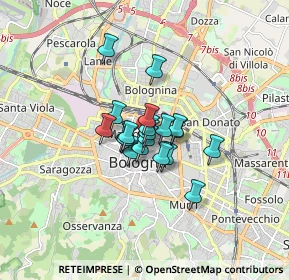 Mappa 40121 Bologna BO, Italia (0.9385)