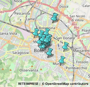 Mappa 40121 Bologna BO, Italia (0.92944)