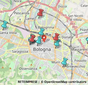 Mappa 40121 Bologna BO, Italia (1.92231)