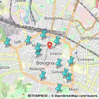 Mappa 40121 Bologna BO, Italia (1.1325)