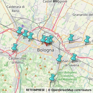 Mappa Via Augusto Righi, 40126 Bologna BO, Italia (4.47308)