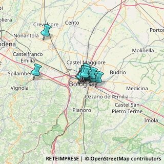 Mappa Via Augusto Righi, 40126 Bologna BO, Italia (5.43917)