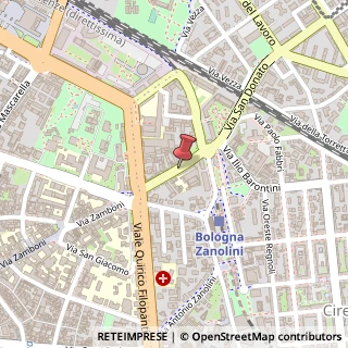 Mappa Via San Donato, 21, 40128 Bologna, Bologna (Emilia Romagna)