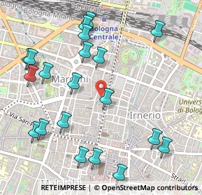 Mappa Via dell'Orso, 40121 Bologna BO, Italia (0.622)