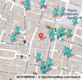 Mappa Via dei Falegnami, 40121 Bologna BO, Italia (0.161)