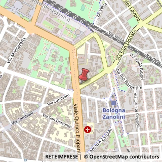 Mappa Via San Donato,  3, 40127 Bologna, Bologna (Emilia Romagna)