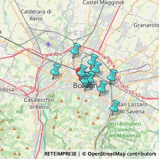 Mappa Via Lenzi Ugo, 40122 Bologna BO, Italia (2.16545)