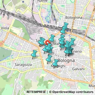 Mappa Via Lenzi Ugo, 40122 Bologna BO, Italia (0.7015)