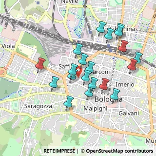 Mappa Via Lenzi Ugo, 40122 Bologna BO, Italia (0.8995)