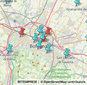 Mappa Porta San Donato, 40126 Bologna BO, Italia (4.92429)