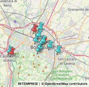 Mappa Porta San Donato, 40126 Bologna BO, Italia (3.03)