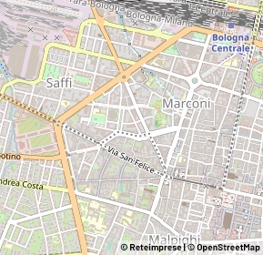 Mappa 40122 Bologna BO, Italia (0.301)