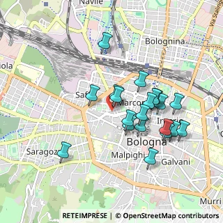 Mappa 40122 Bologna BO, Italia (0.8475)